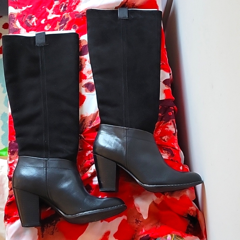 Splendid Suede Leather Knee High Boots